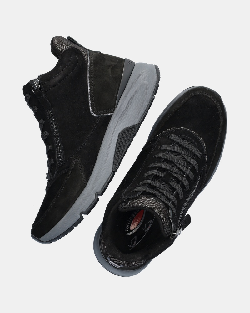 Gabor Rolling Soft Hoge sneakers  - zwart