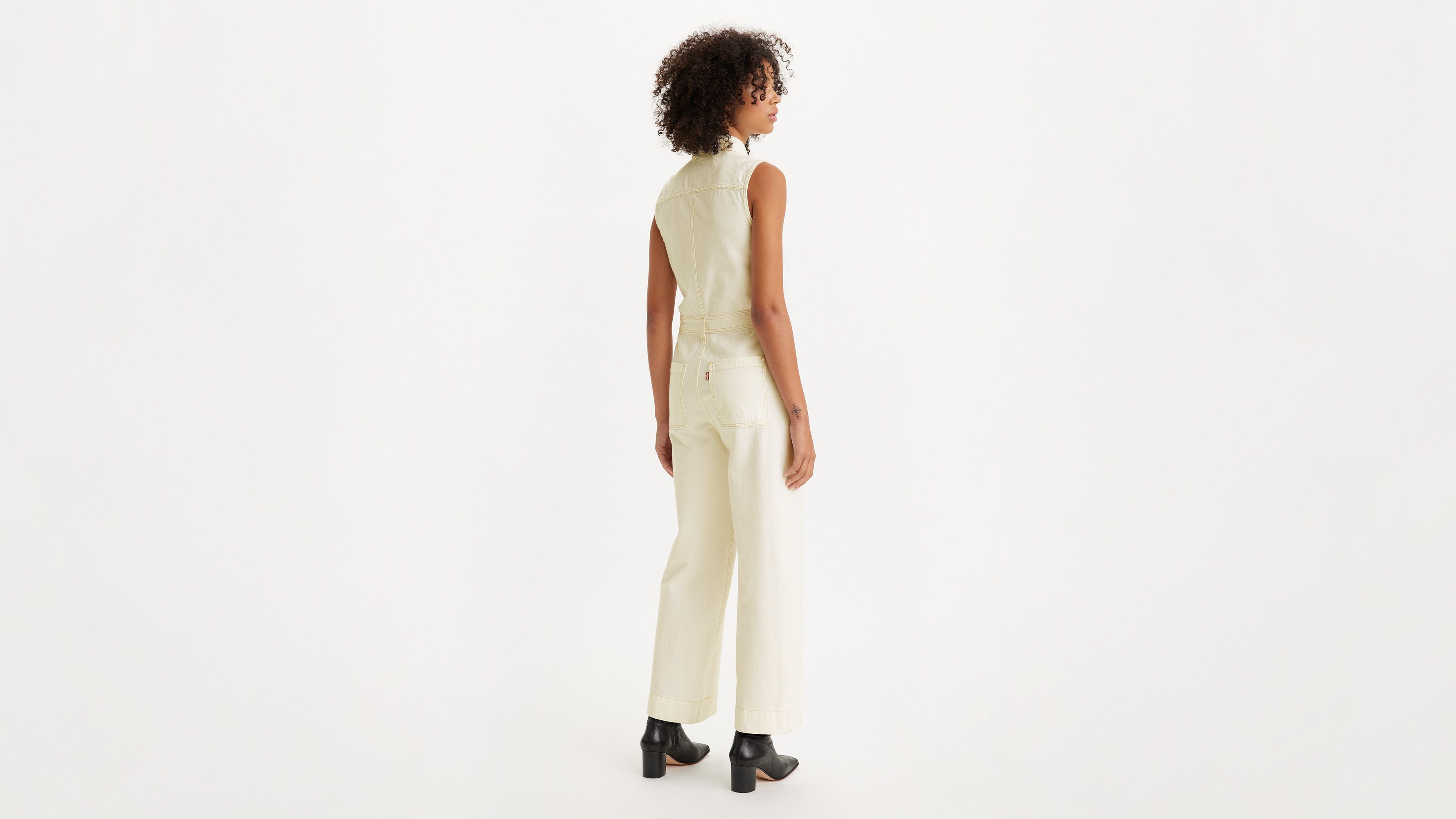 Combinaison sans manches - White Stonewash - Blanc