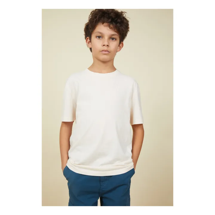 SMALLABLE BASICS T-Shirt Garçon Manches Courtes Coton Bio | Sable