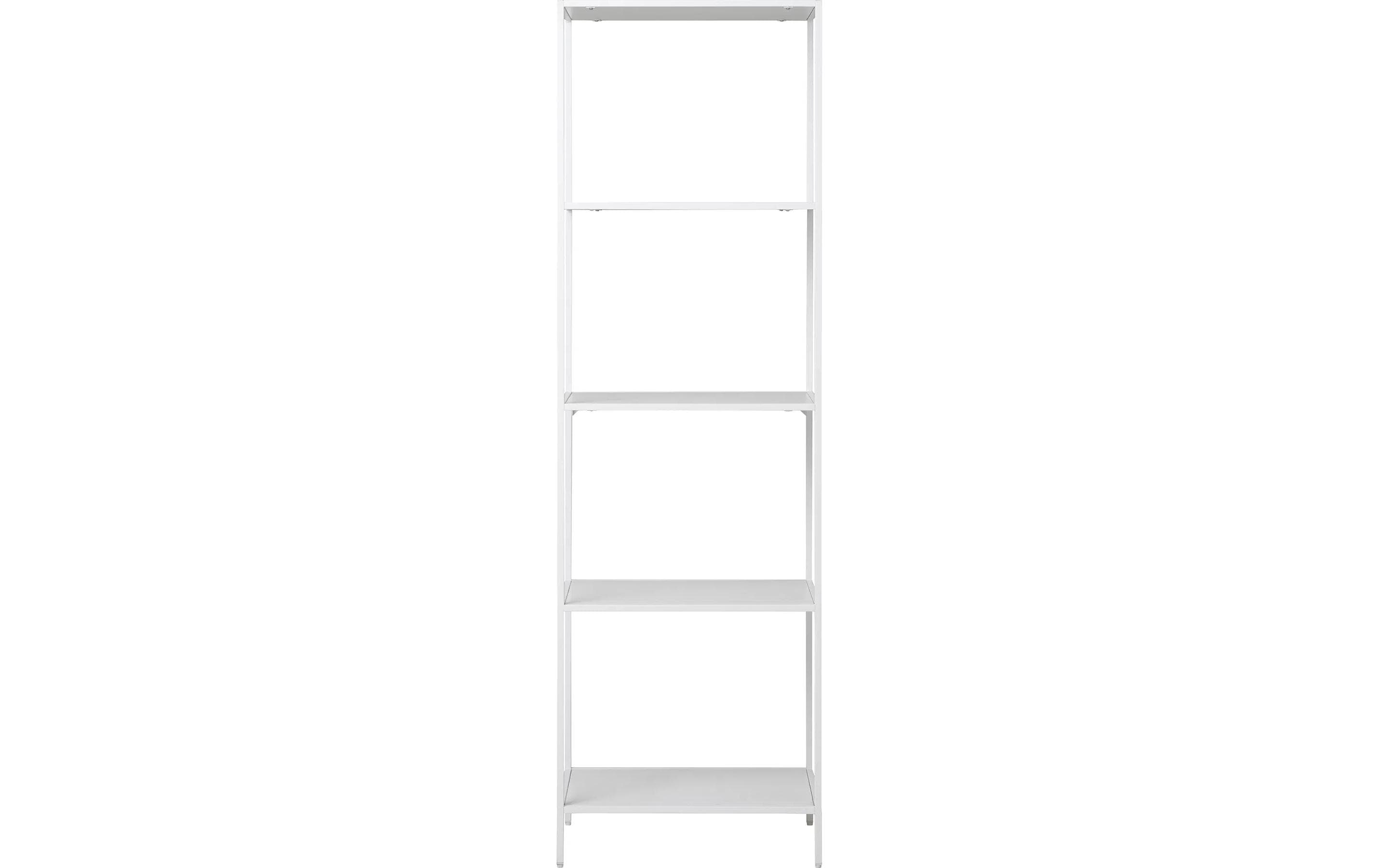 Regal Vita 170 x 51 cm, Weiss<br>Standregal mit fünf Ablagen