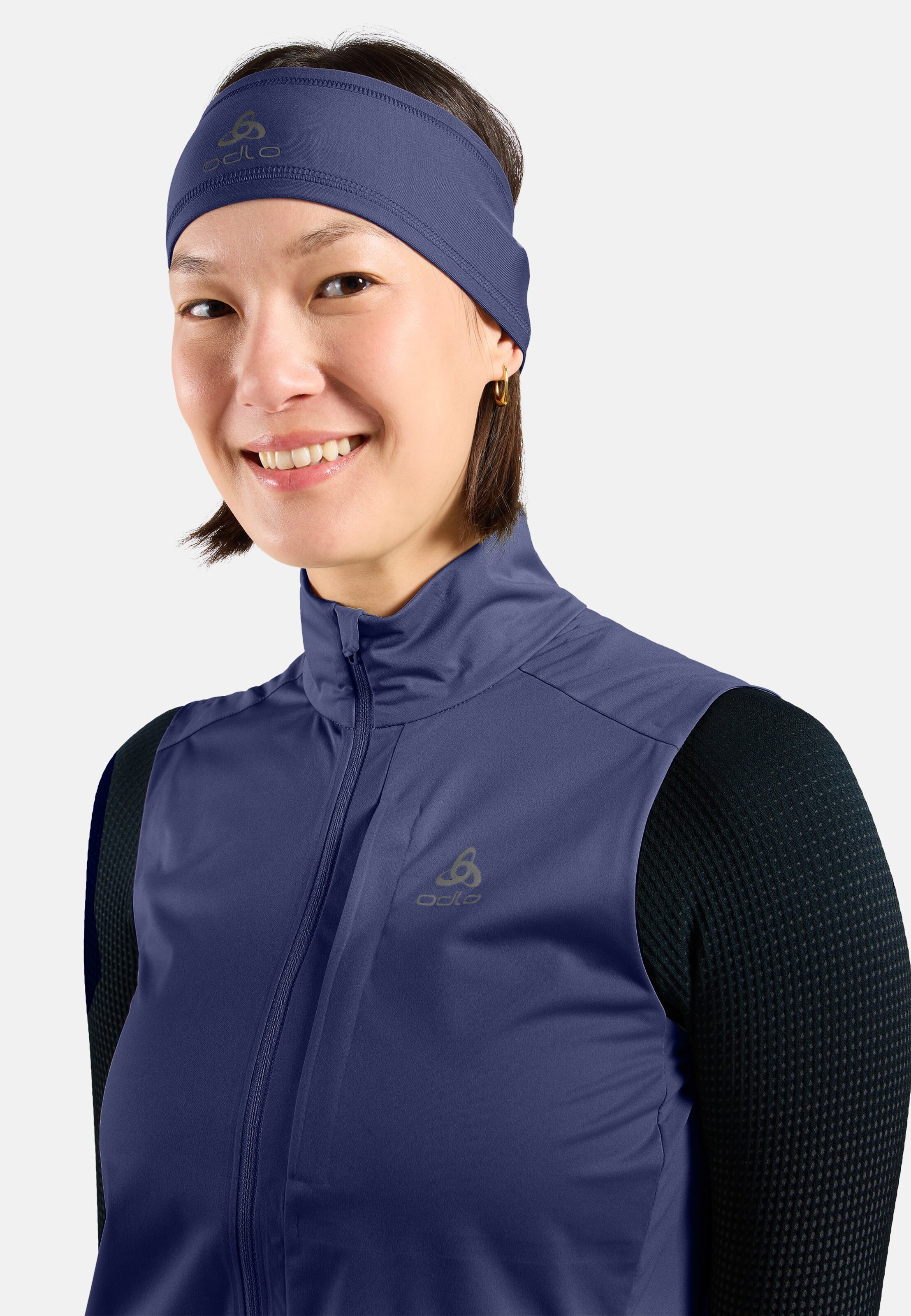 Polyknit Warm Stirnband in Skipper Blue