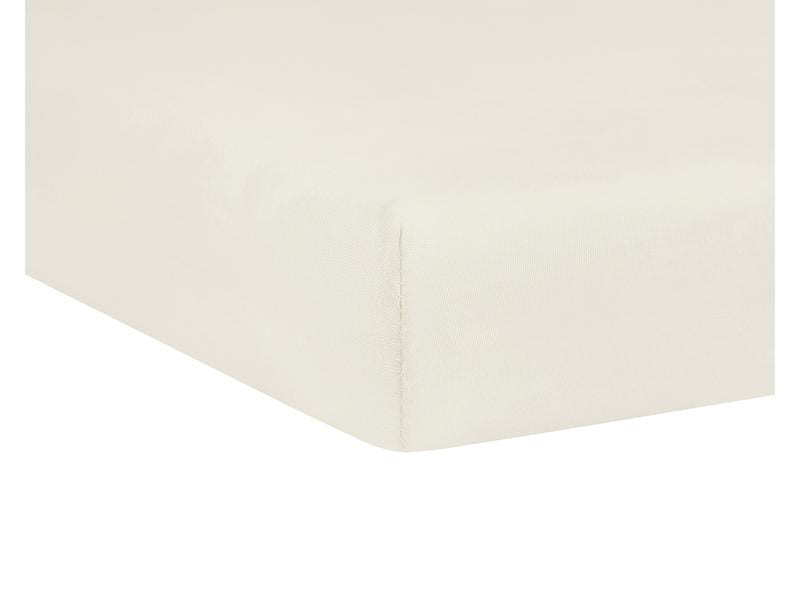 Julius Zöllner Fix-Leintuch Jersey Ecru 70 x 140 cm Spannbetttuch Jersey Ecru