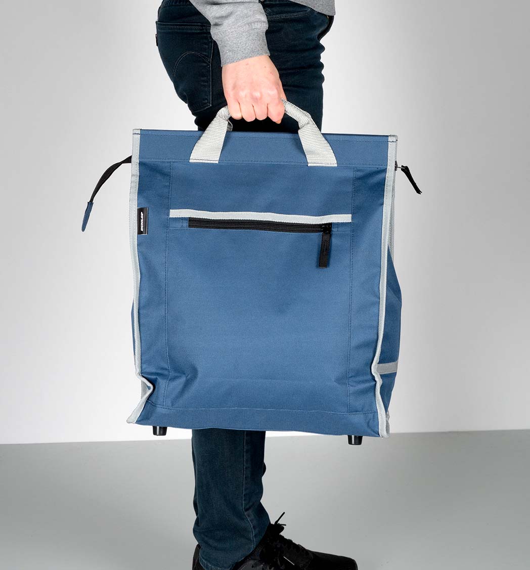 Fahrradtasche Einkaufstasche 19L blau