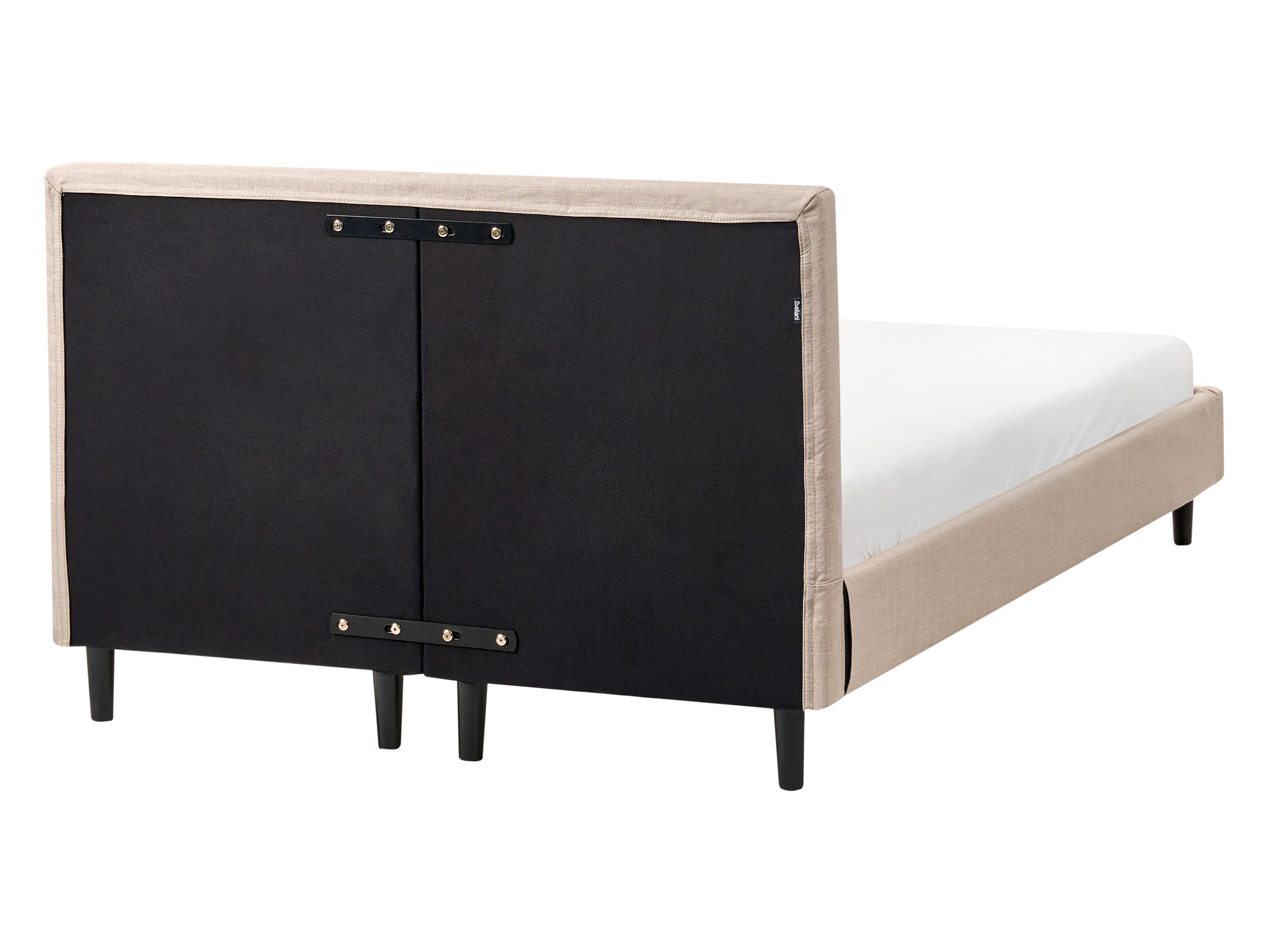 Bed Stof FITOU 120 x 200 cm Beige