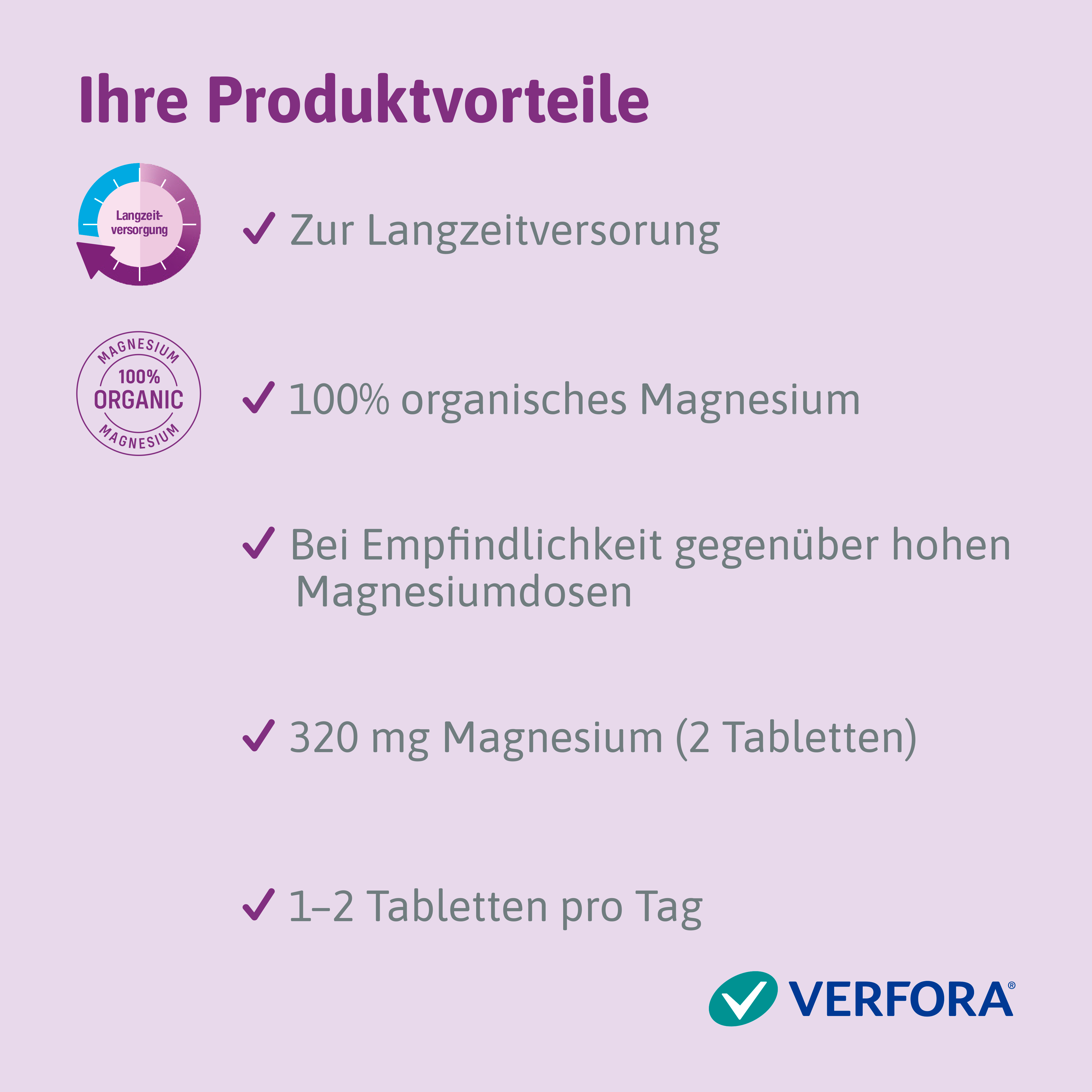 VERACTIV Veractiv Magnesium Nutrilong Tabl 60 Stk
