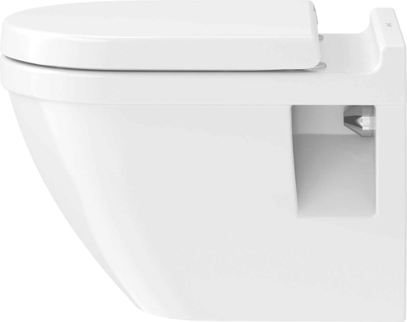 Duravit Starck 3 hangend toilet vlakspoel wit glans