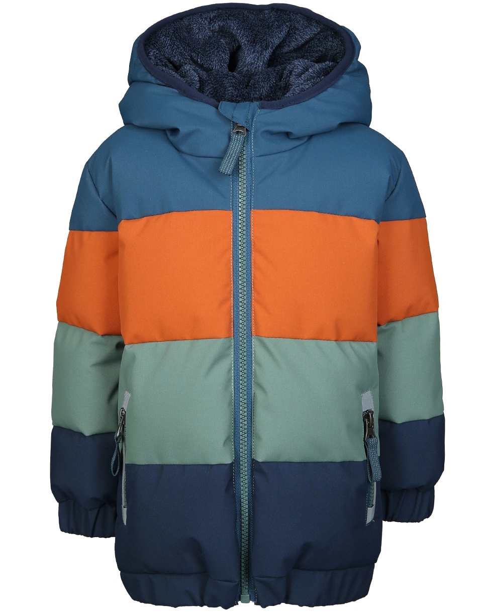 Steppjacke FIOW 30 MNS gestreift in dunkel ozean