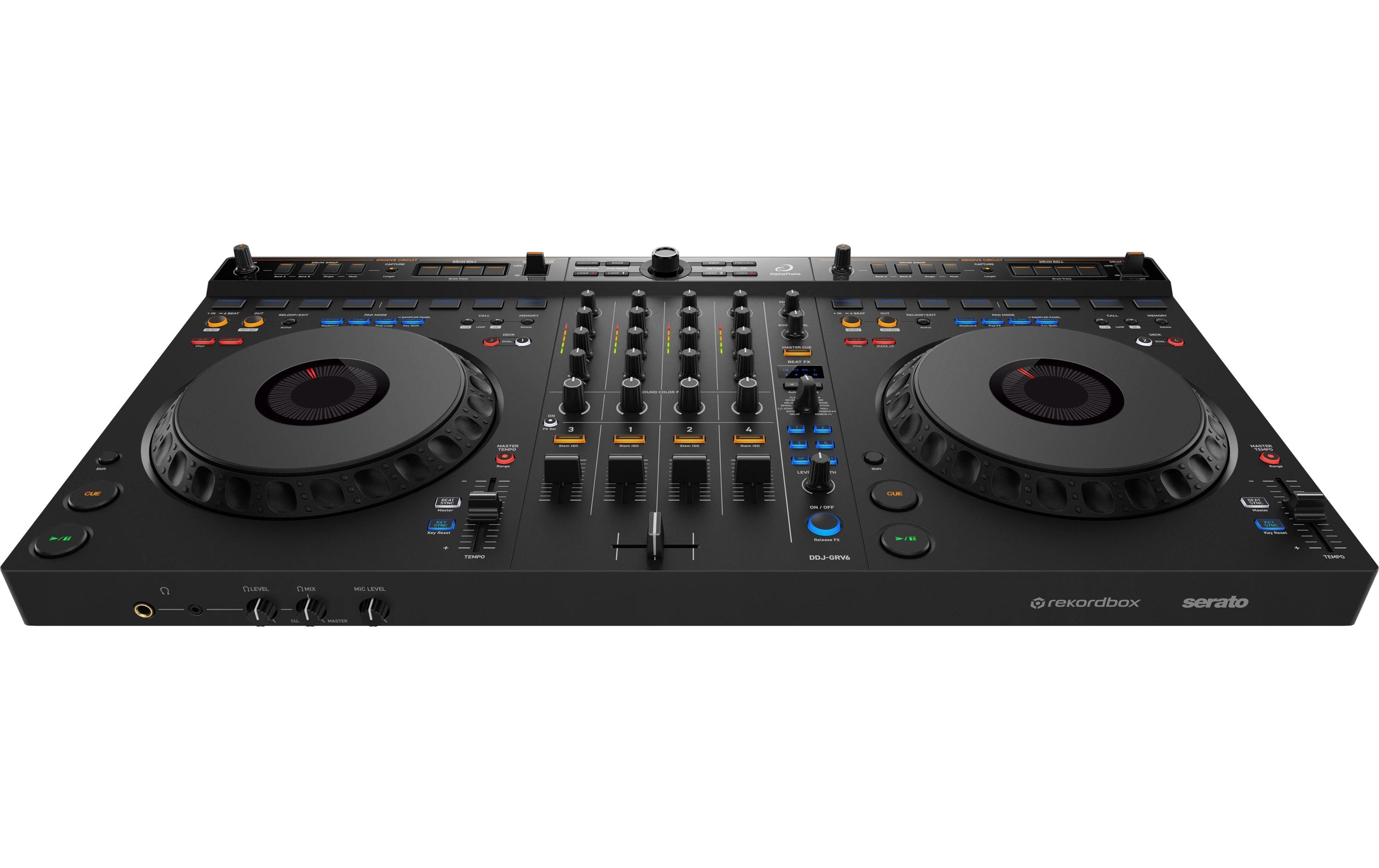 DJ-Controller DDJ-GRV6<br>4-Kanal DJ-Performance-Controller