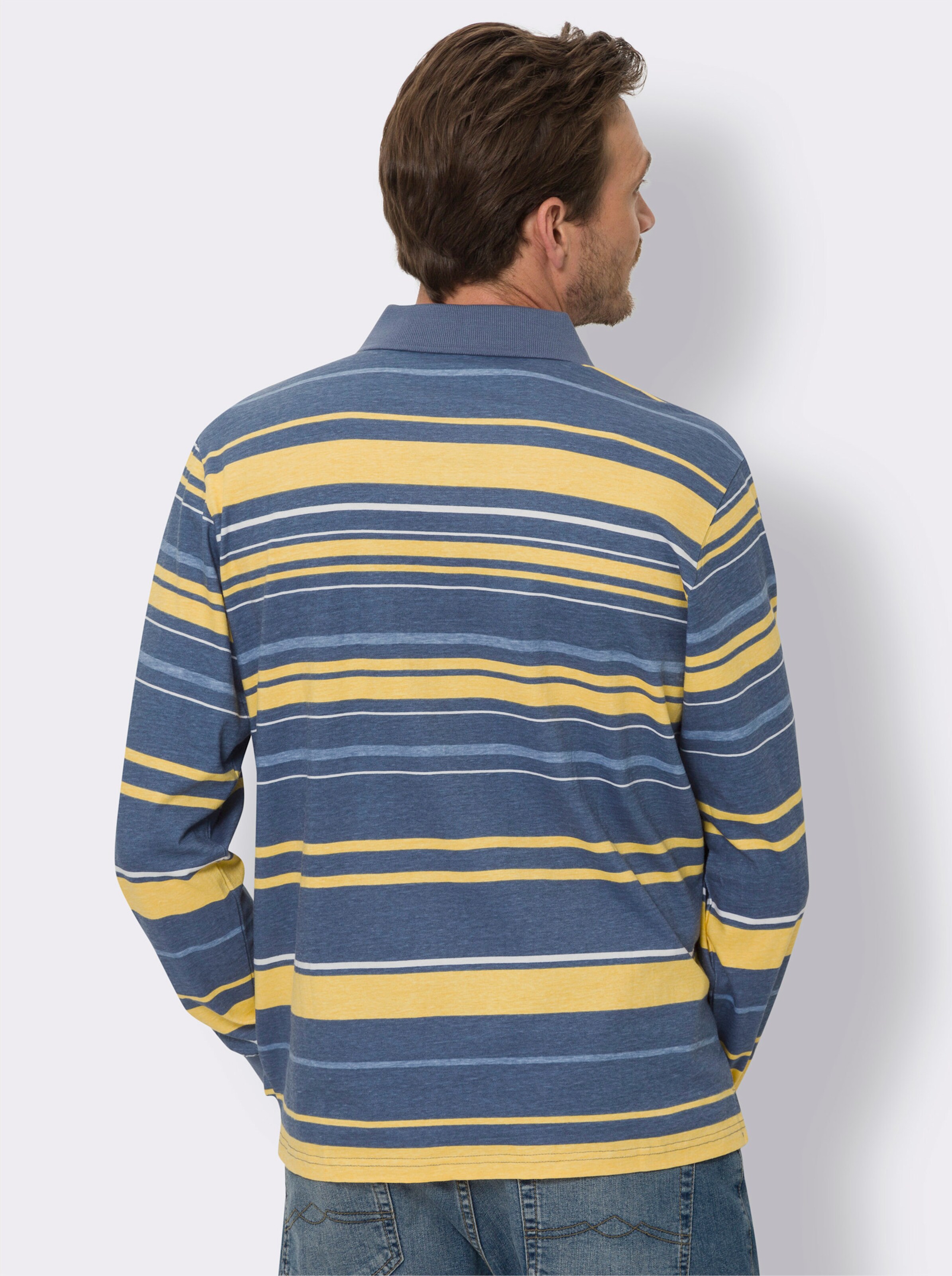 Langarm-Poloshirt