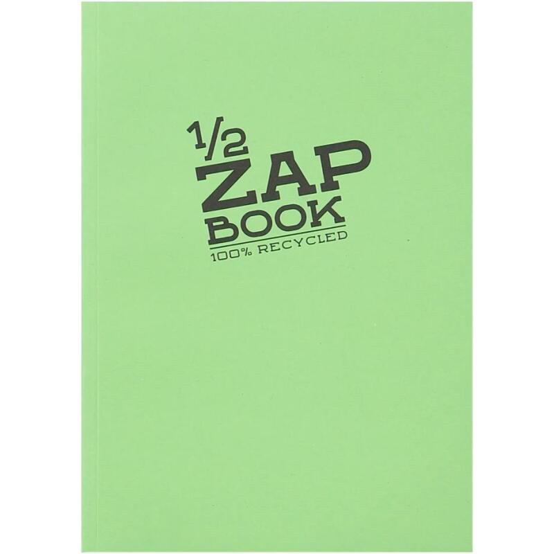 1/2 Zap Book carnet collé 80F A5 80g - Aléatoire