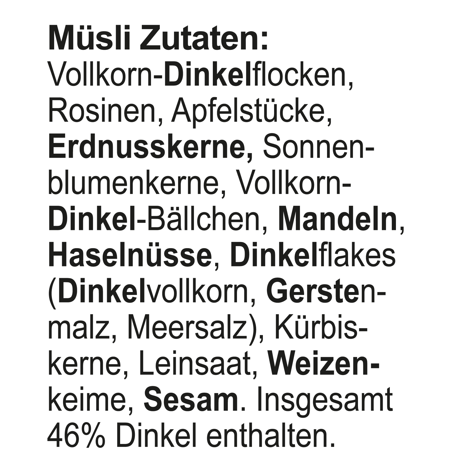 Bergsteiger Müsli (750g)