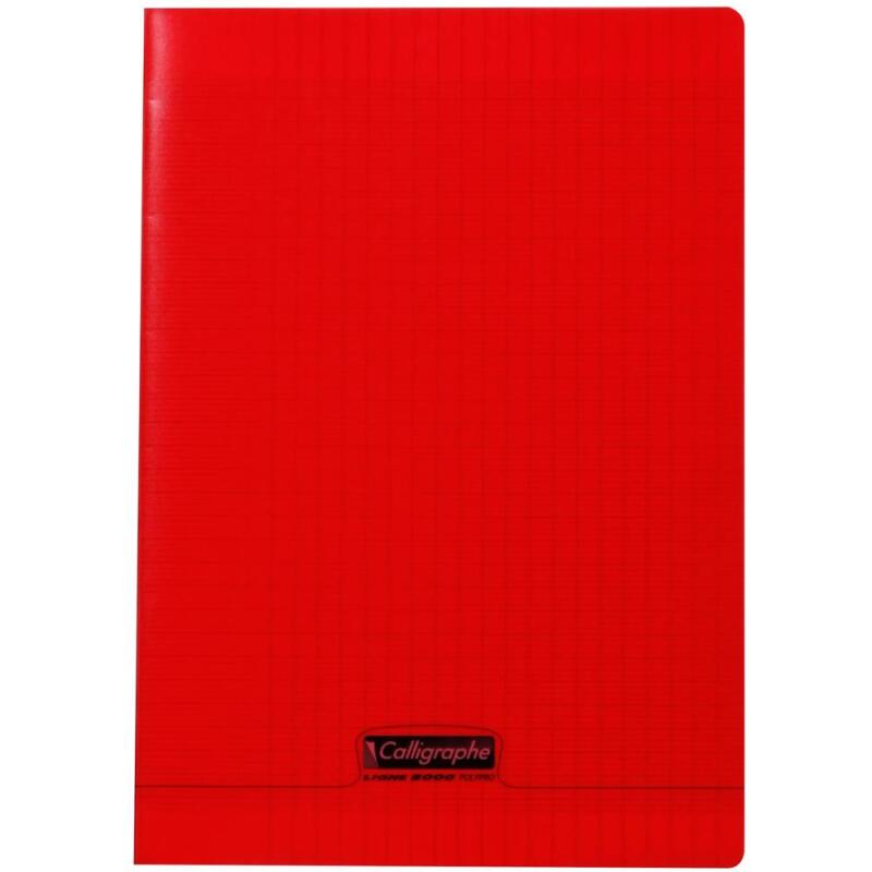 Cahier piqué 8000 POLYPRO A4 48 pages grands carreaux 90 g - Assortis