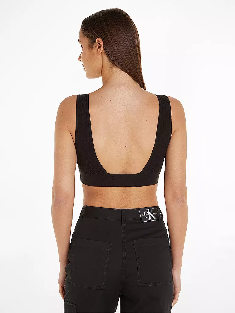 CALVIN KLEIN JEANS Top schwarz