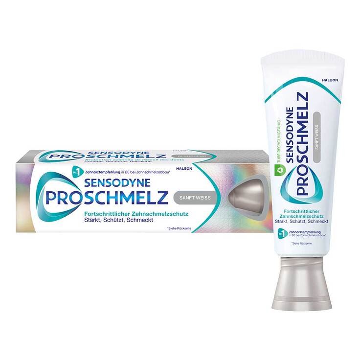 Sensodyne Proschmelz sanft weiß Zahnpasta, 75 ml