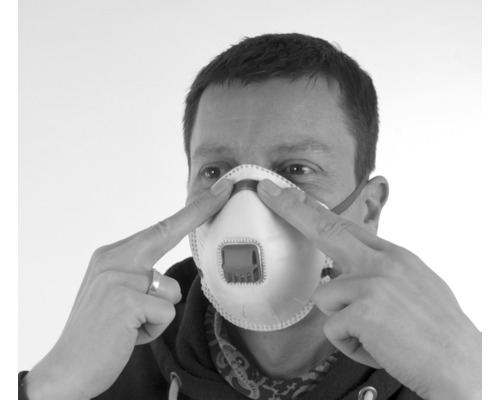 Stofmasker, fijnstofmasker, 3-delig, beschermingsklasse FFP2
