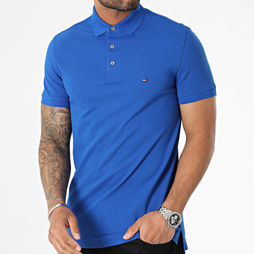 Polo Manches Courtes 1985 Slim 7771 Bleu Roi