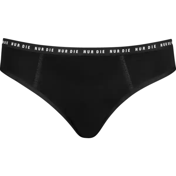 Periodenunterwäsche Slip mittelstark schwarz Gr. M 40-42