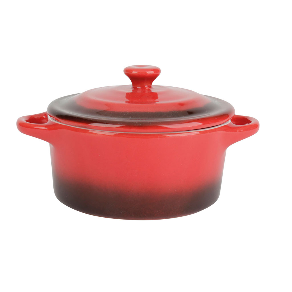 Mini cocotte grès rouge 0.2L