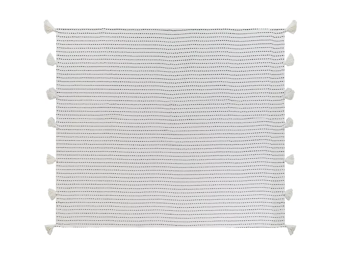 Couvre-lits MODAR Coton 200 x 220 cm Blanc cassé
