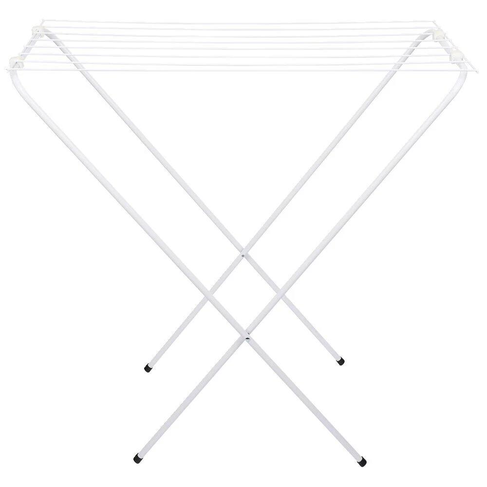 Séchoir 7m d'étendage acier blanc 79x40xH81cm