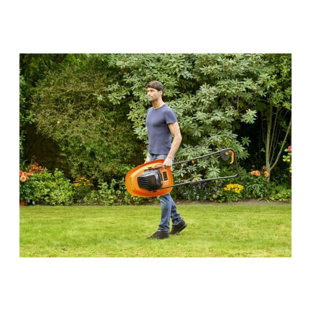 Tondeuse électrique sur coussin d'air black & decker bemwh551-qs - 1200 w - 30 cm - 6 lames