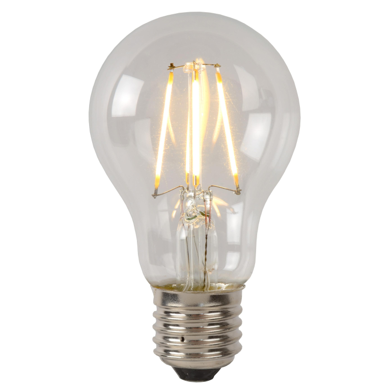 Lucide A60 LED lichtbron E27 7W 2700K B transparant dimbaar