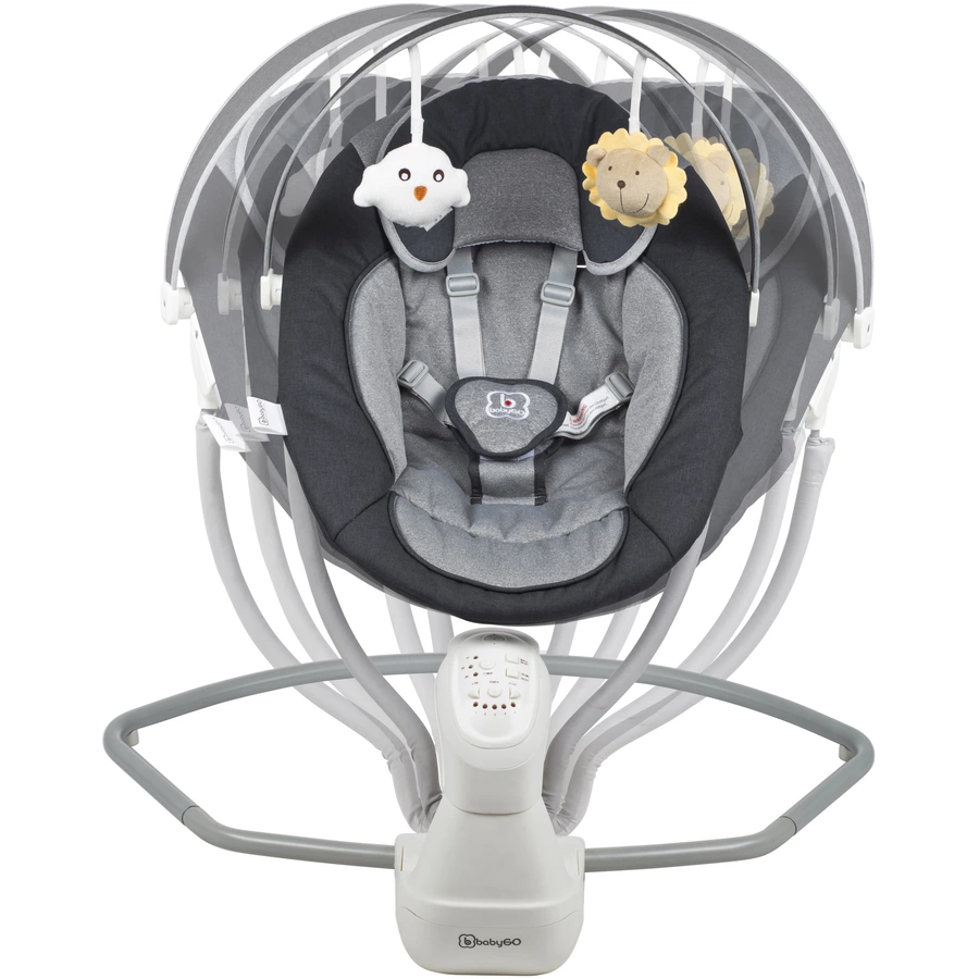 babyGO Babywippe Cuddly anthracite