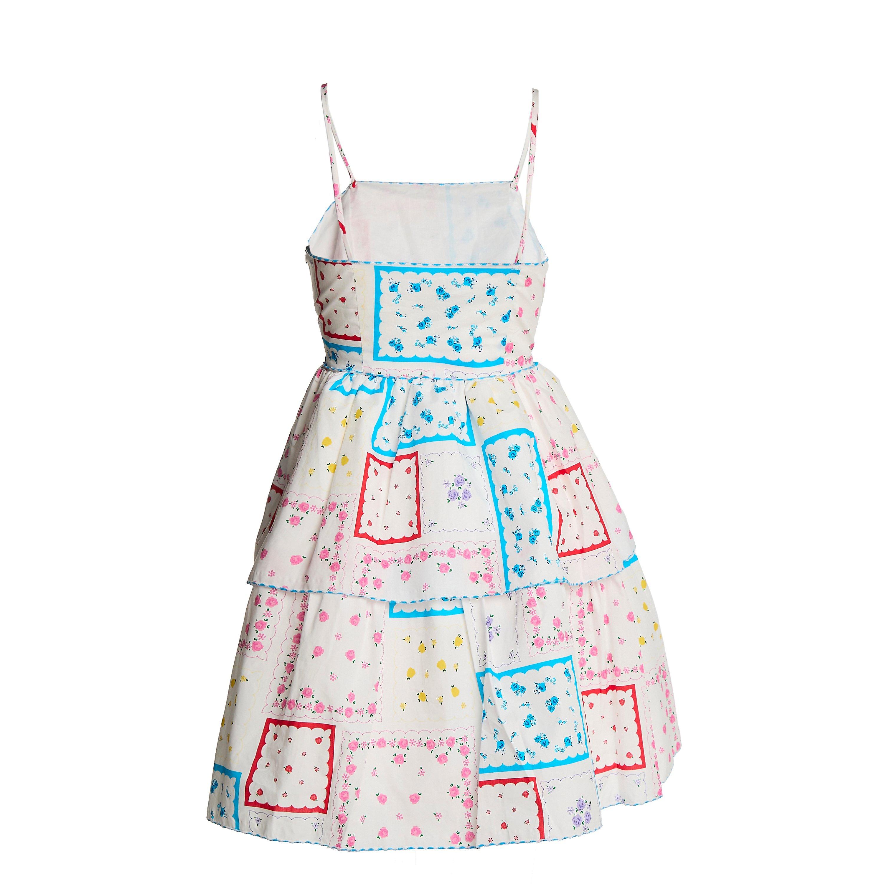 Collective The Label Patchwork Picnic Floral Skater Mini Dress