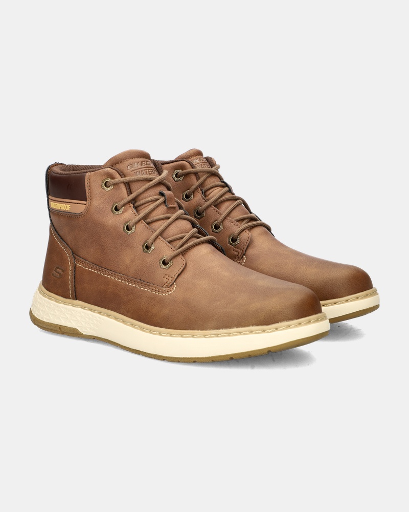 Skechers Garlan Veterboots  - bruin