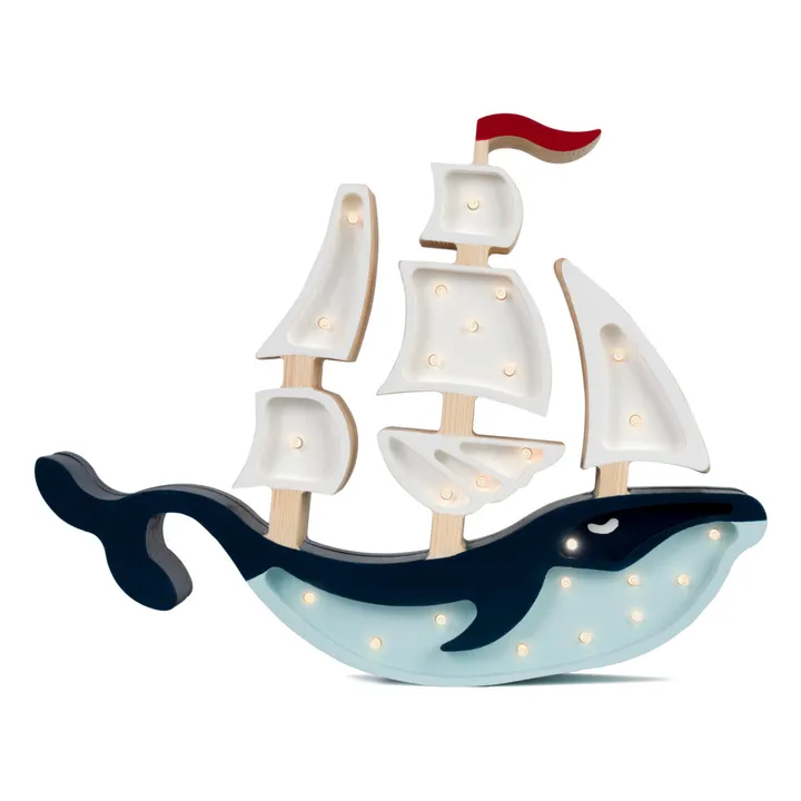 Little Lights Lampe à poser Bateau | Bleu marine