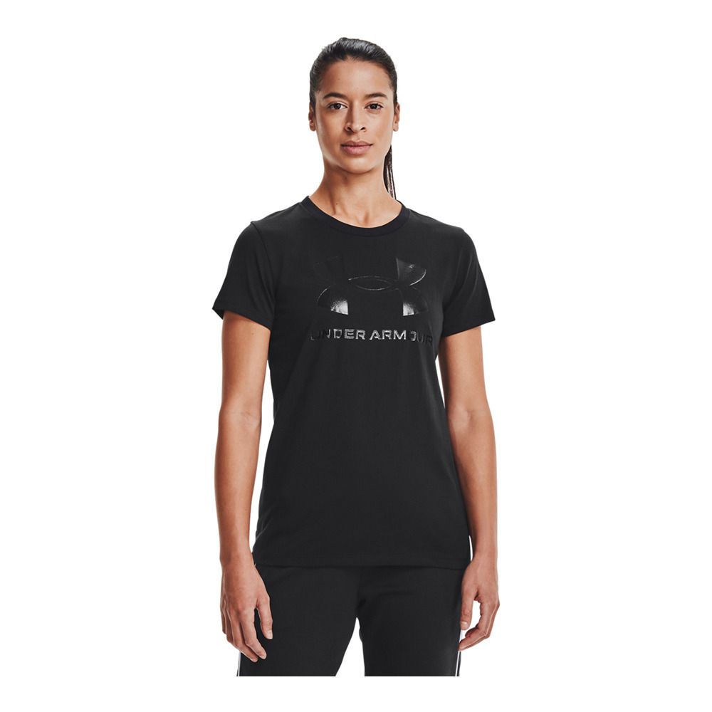 Under Armour SPORTSTYLE GRAPHIC - Tee-shirt Femme noir