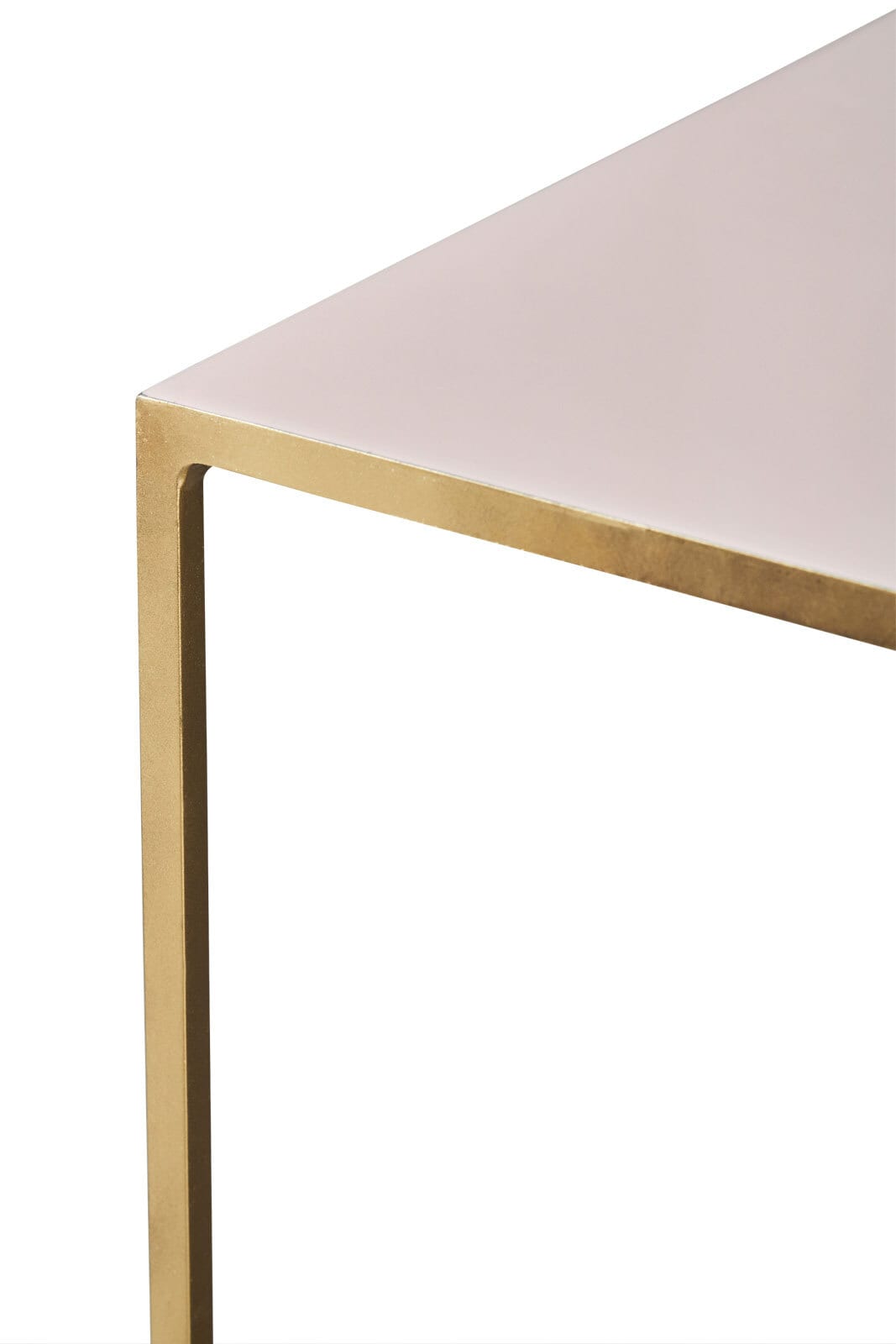 Beistelltisch FRELA 3-teilig gold rosa