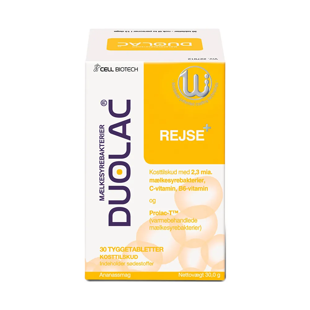 Duolac Rejse  - 30 tyggetabl.