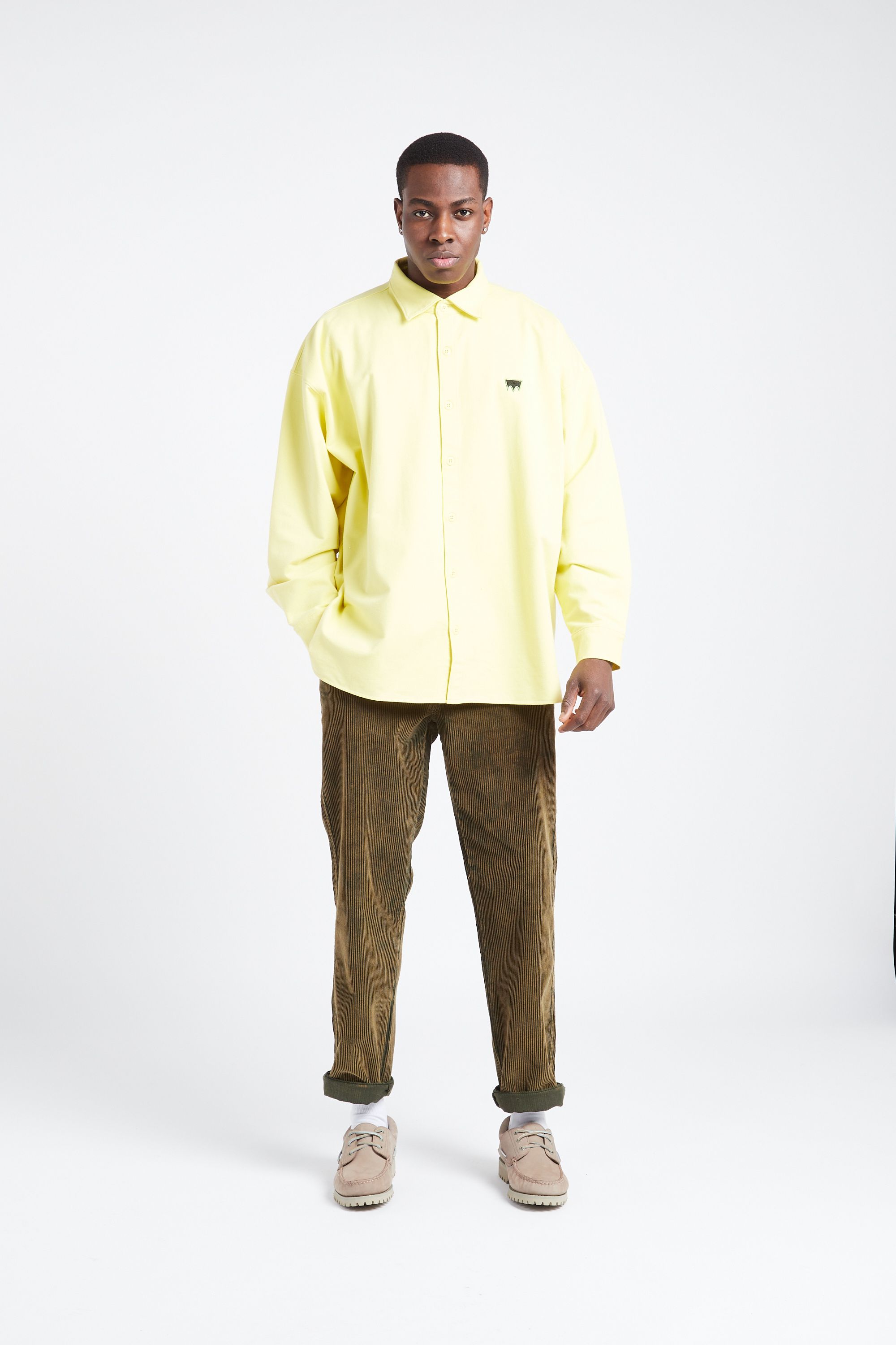 LEVI'S Chemise SKATE BUTTON UP FLEECE Jaune