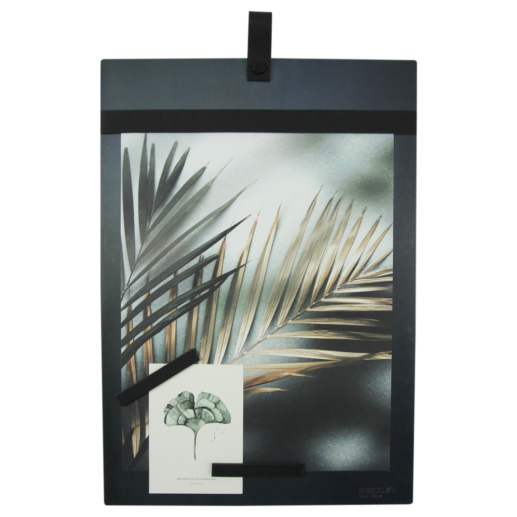 ZWART - Magneetbord 50x35