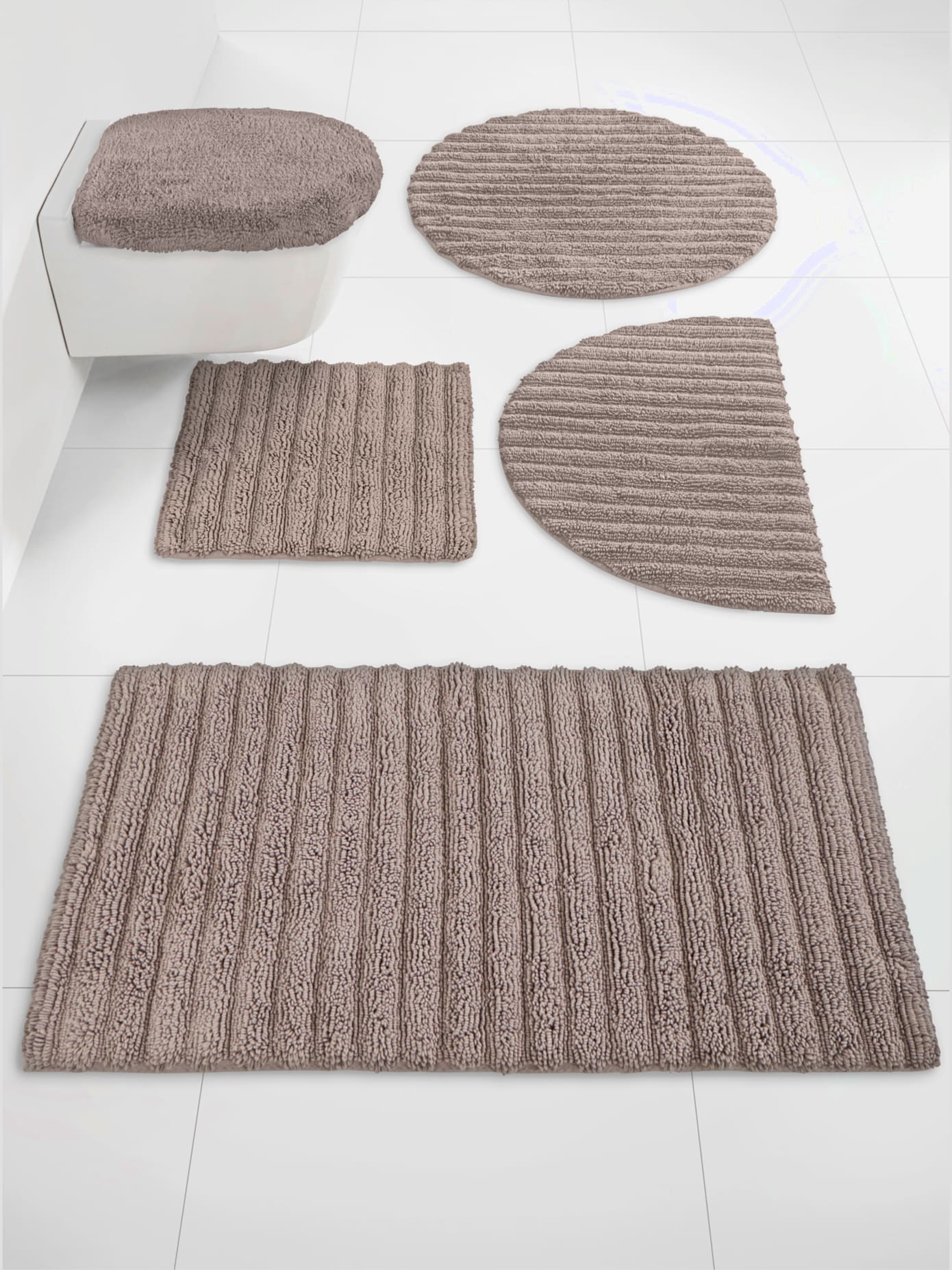 Tapis de bain en coton recyclé