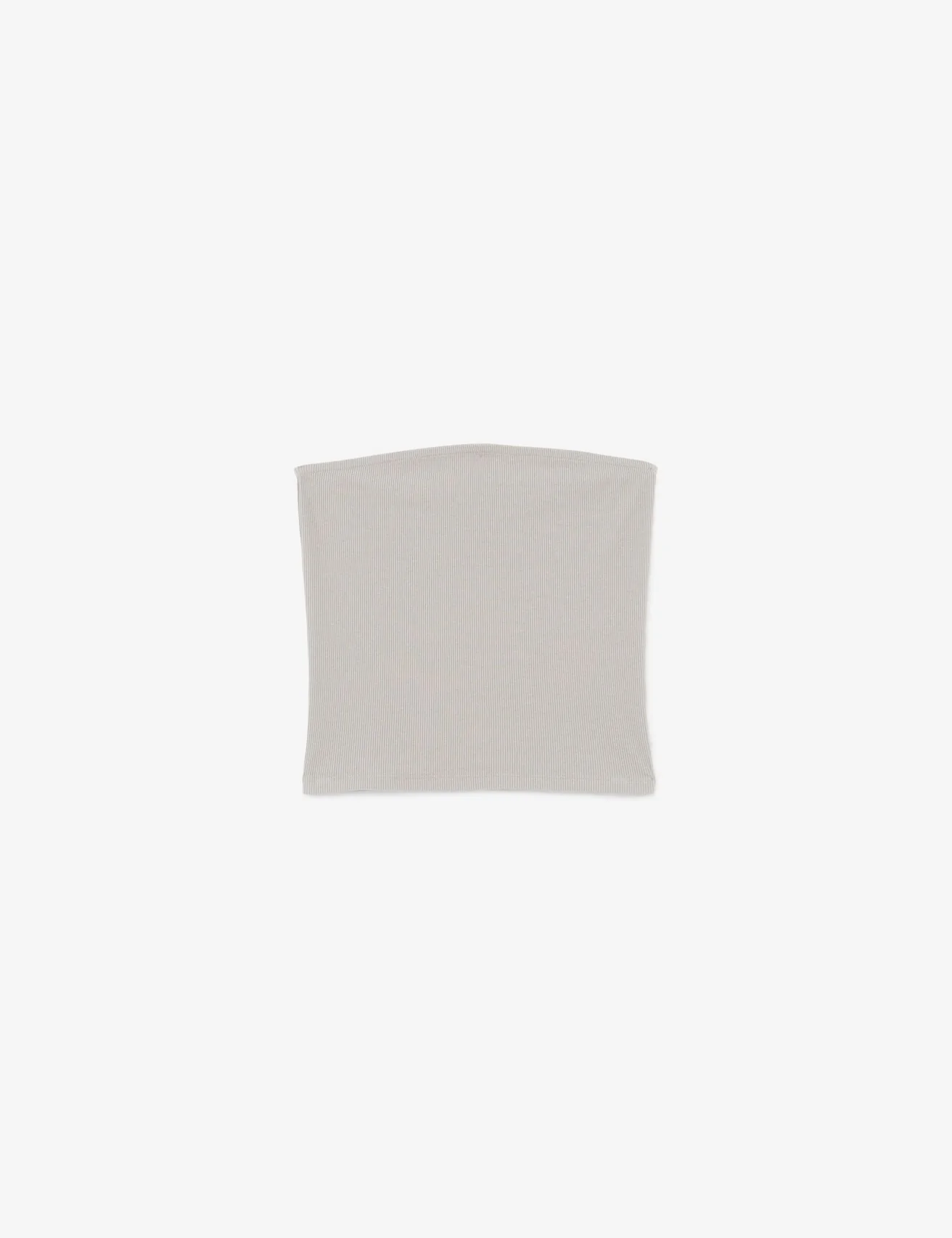 Top bustier gris clair