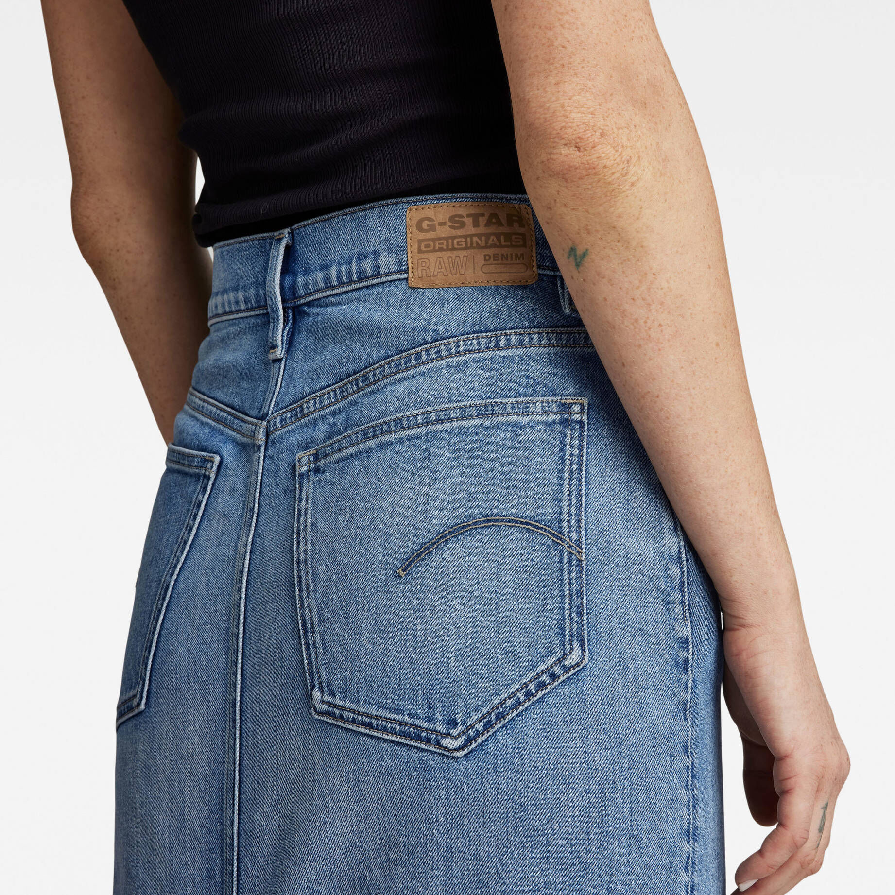 G-Star RAW| Damen Jeansrock VIKTORIA SHORT SKIRT RAW EDGE