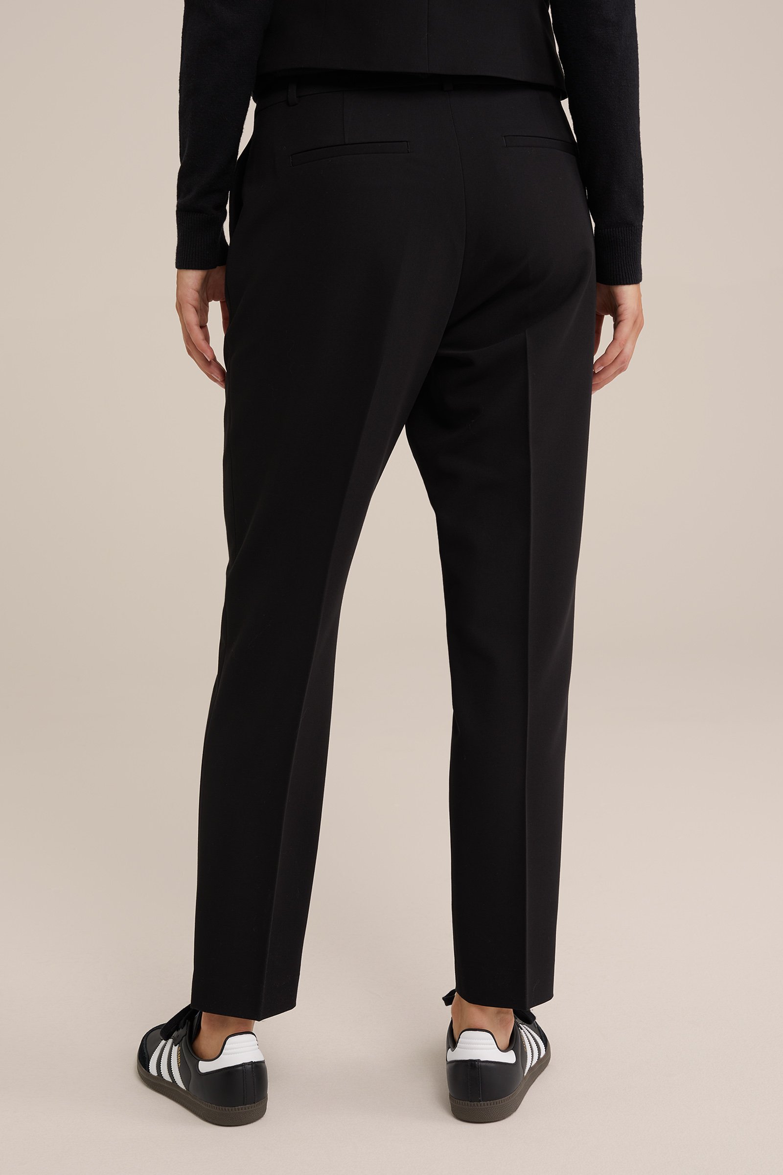slim fit pantalon WE Fashion Zwart