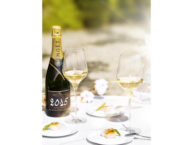 Moët & Chandon Grand Vintage 2015 0.75 l Prickelnder Schaumwein aus Frankreich
