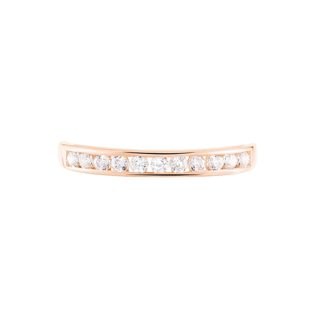 Bague Davila Or Rose Oxyde De Zirconium