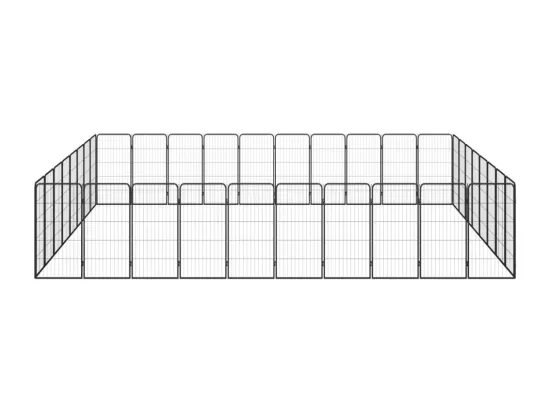 Parc pour chien 36 noire 500 x 400 x 100 cm 02_0043634
