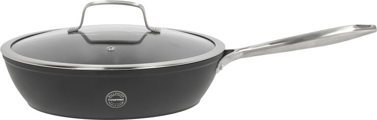 Pillivuyt Gourmet Sauterpande keramisk non-stick Travo 28 cm Sort Aluminium Sort