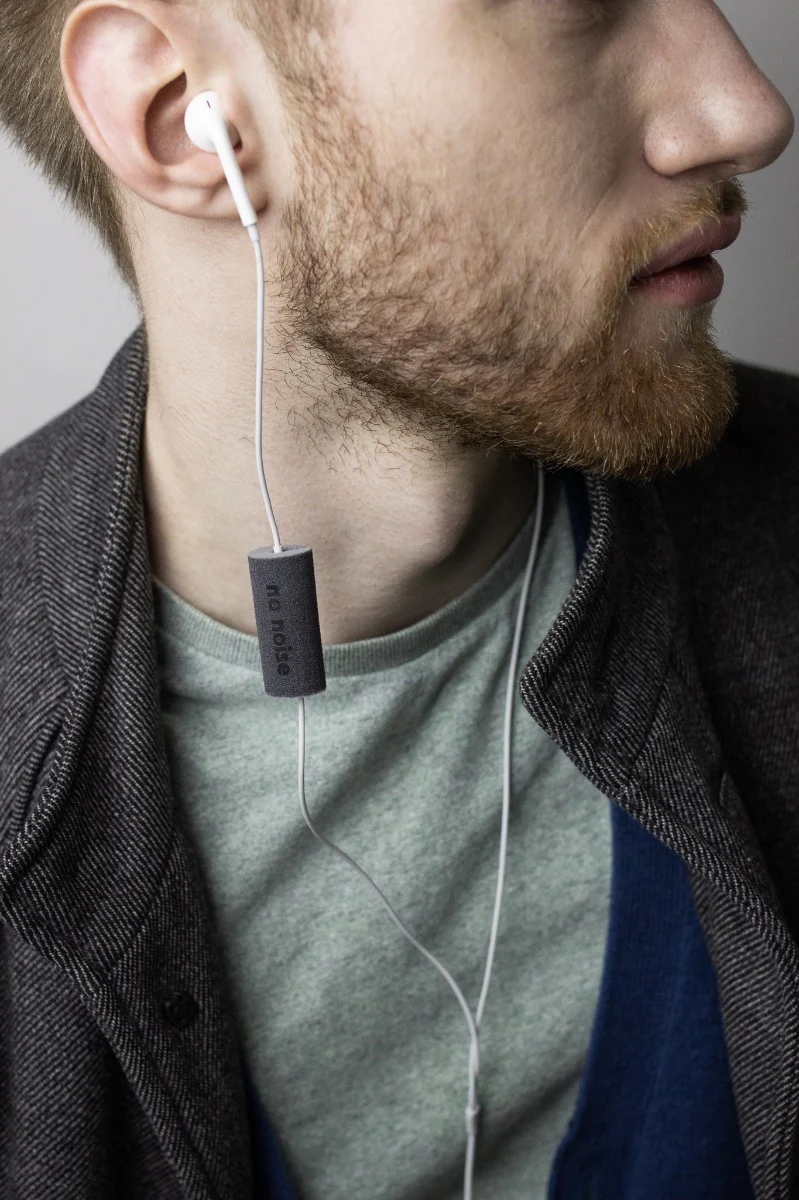 Phoamy  No noise blend støjreducer, sort/grå - 2 stk.