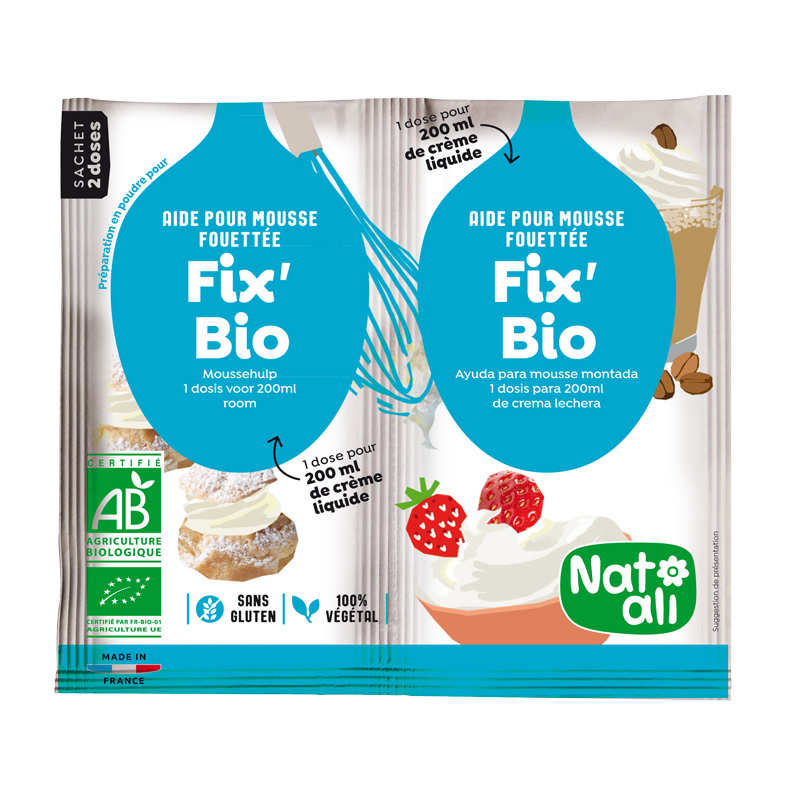 Chantibio - aide culinaire bio pour crème chantilly
