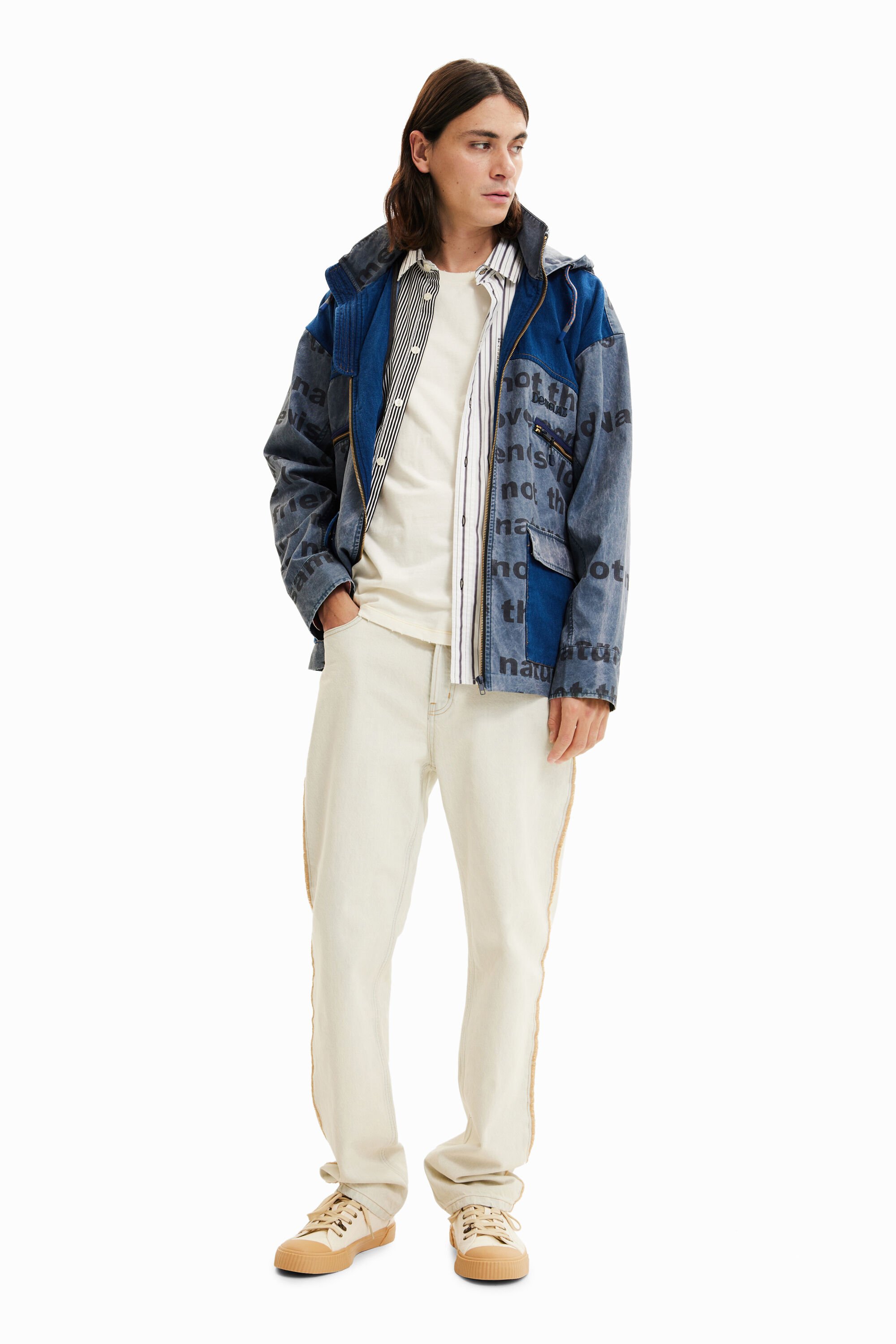 Veste en jean hybride