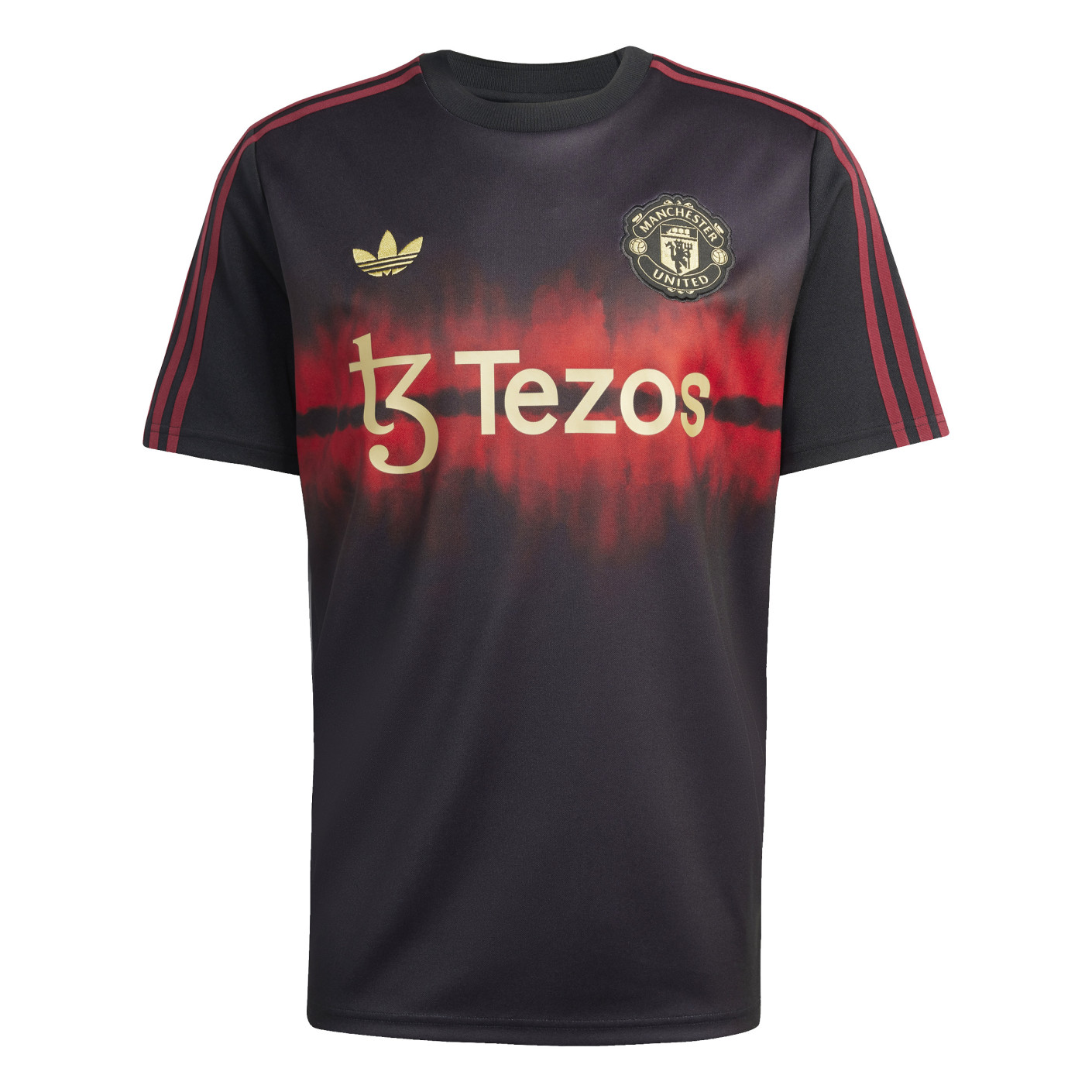 Adidas Manchester United CNY T-Shirt 2024-2025 Zwart Rood Goud