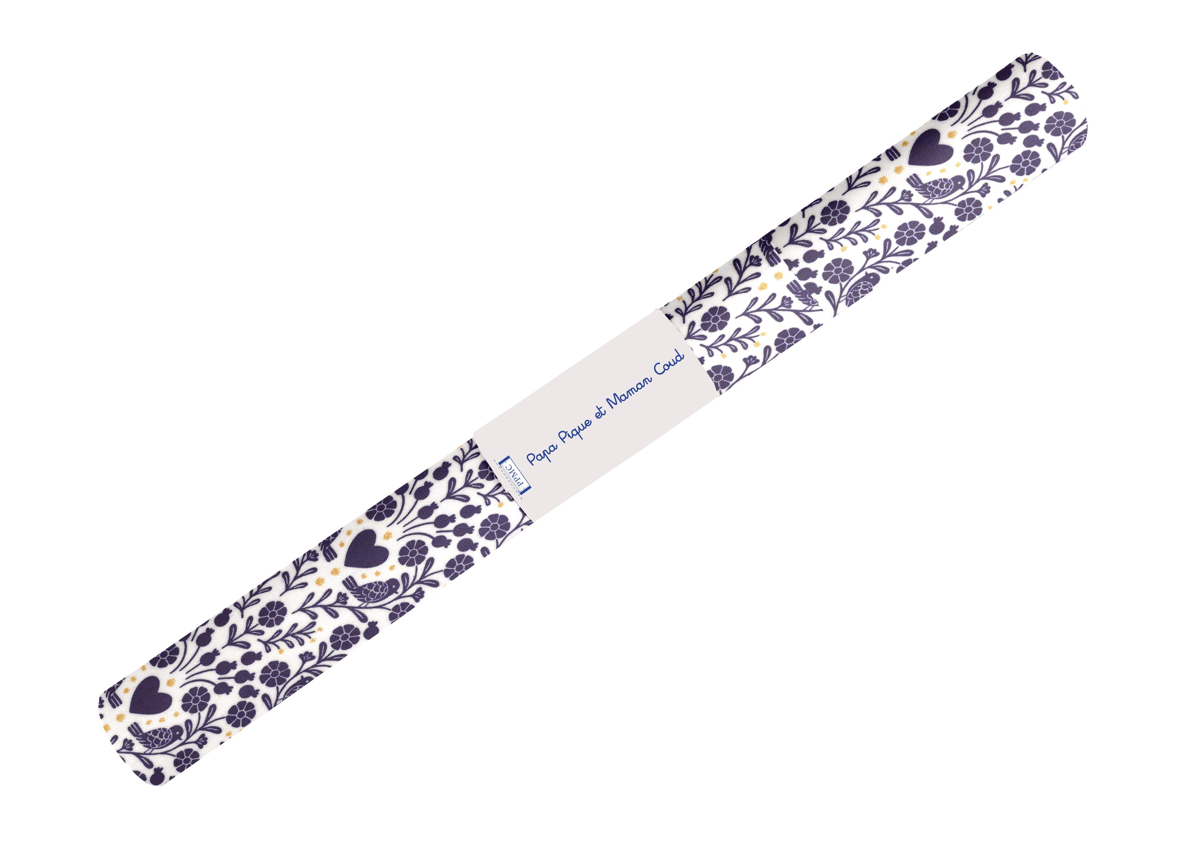 Coupon Tissu Enduit De 35Cm Scandinavia Bleu