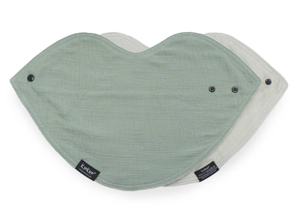 slab Bib 3-in-1 Pale Green - set van 2