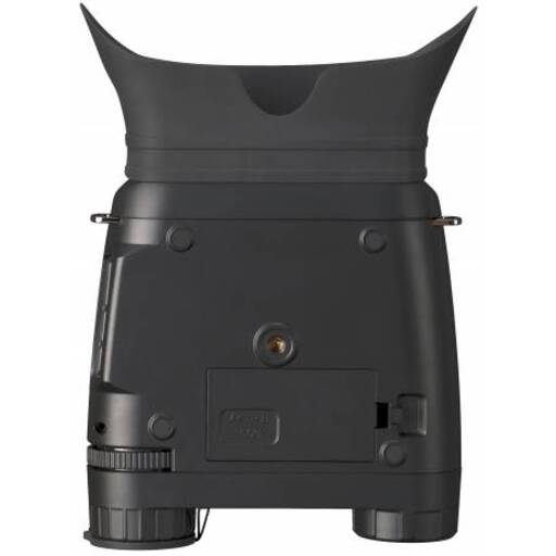 Visão noturna binocular digital Bresser 3.5x com captura monocromática.